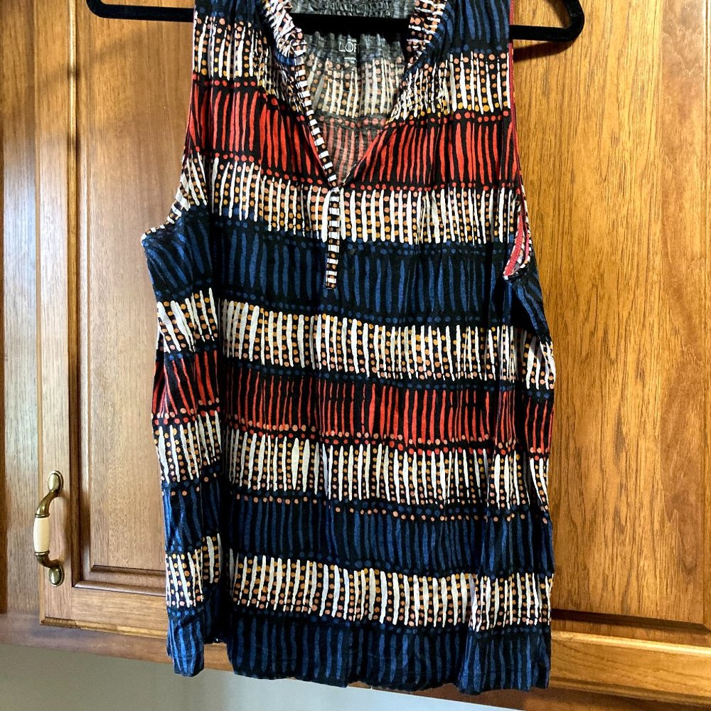 Ann Taylor Patterned sleeveless top